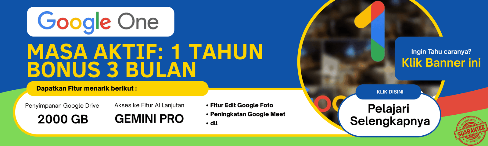 Banner Google One